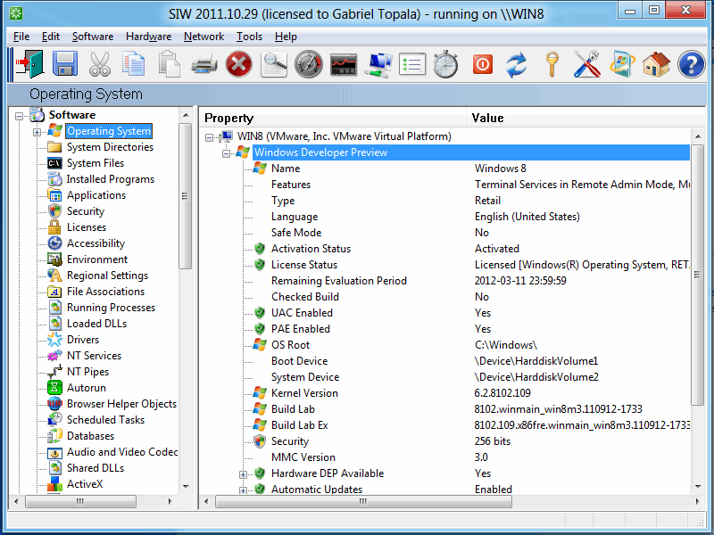 硬體檢測軟體 SIW 2011 繁體中文免安裝版