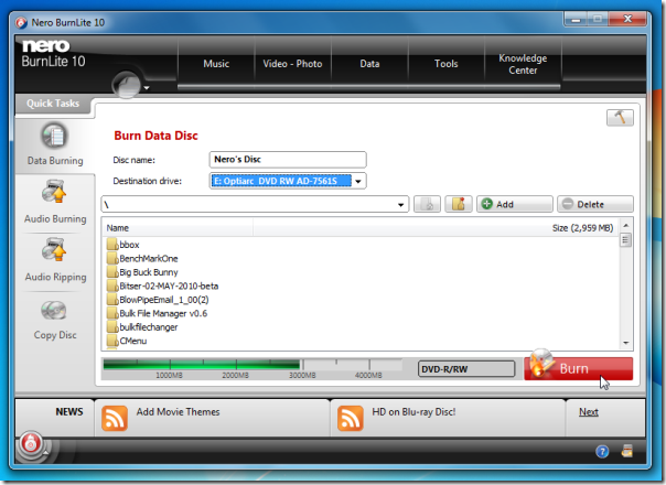Nero 燒錄軟體中文版 免費下載 Nero BurnLite