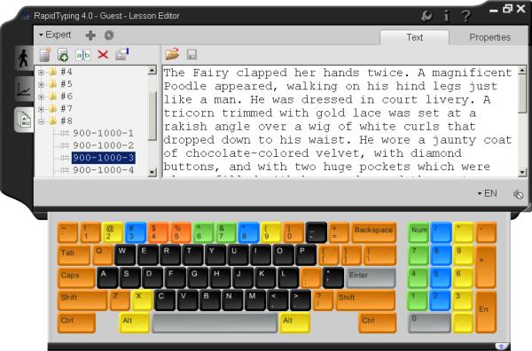 英文打字練習軟體 RapidTyping 免安裝中文版