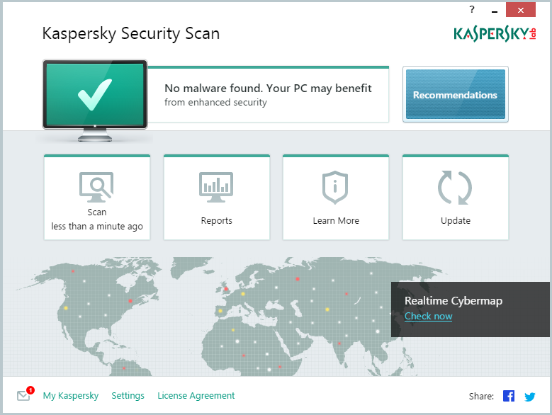 卡巴斯基線上掃毒服務 Kaspersky Security Scan