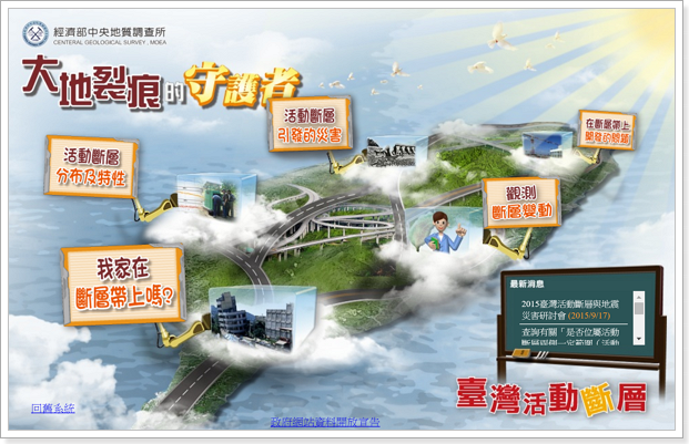 台灣斷層帶分布圖 | 台灣地震帶分析