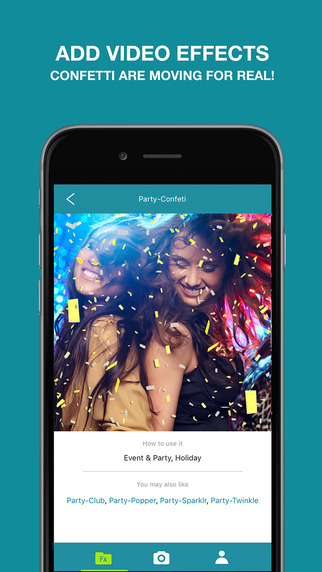 頭髮飛起來特效軟體 - Lumyer 自拍照片編輯APP