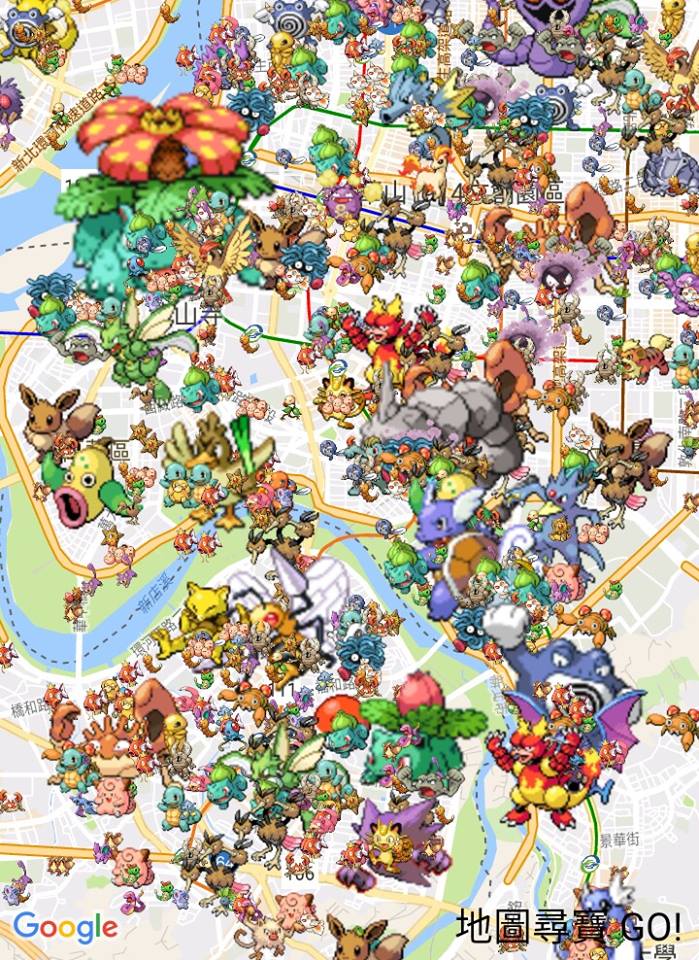 Pokemon Go 地圖分布查詢工具 – 地圖尋寶GO!