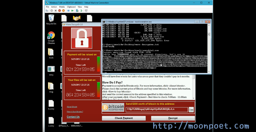 Wannacry 有解了 WanaKiwi 勒索解密工具