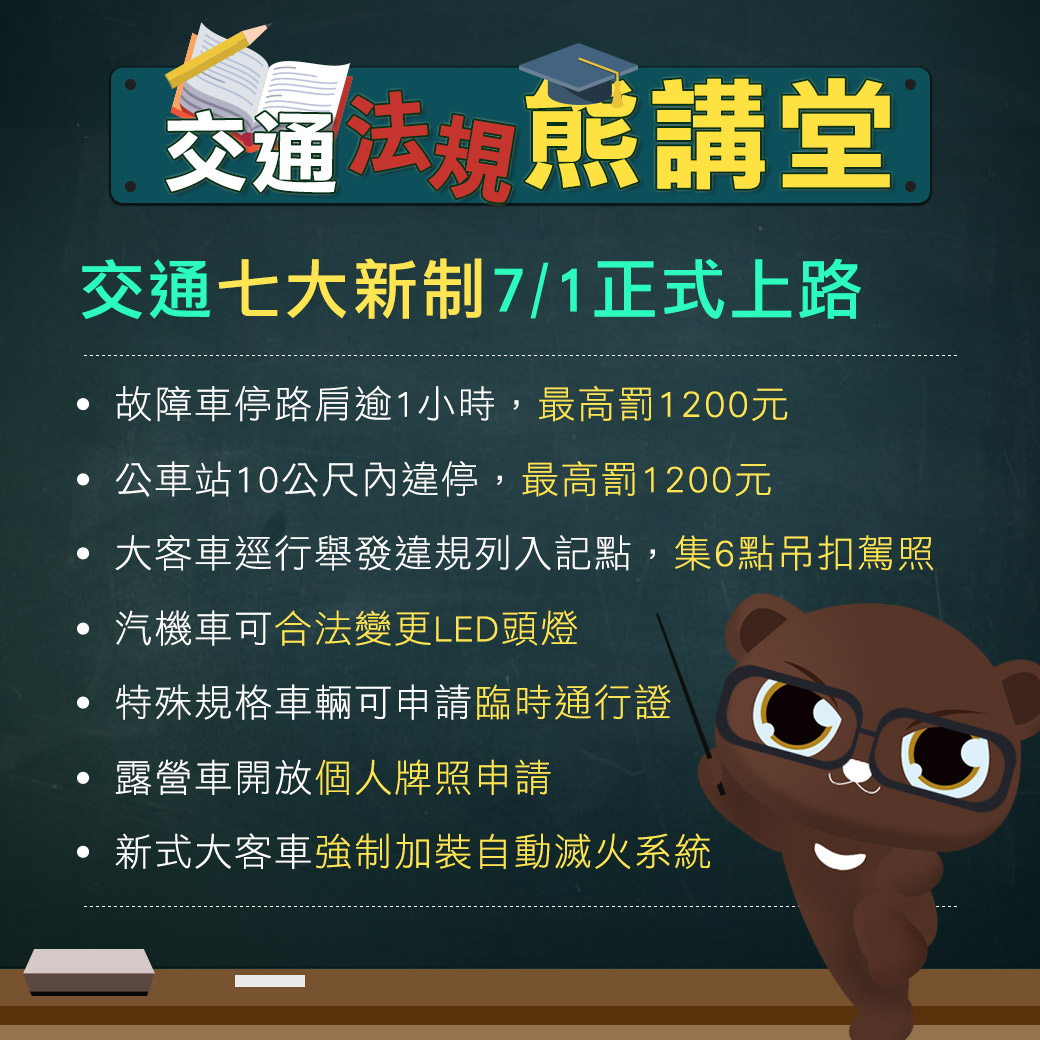 7月1日新制上路 一不小心荷包又要失血了