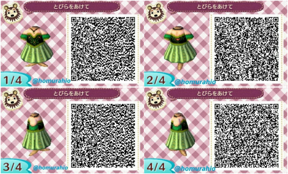 動物森友會衣服設計QR Code掃描教學 馬上變身動漫角色