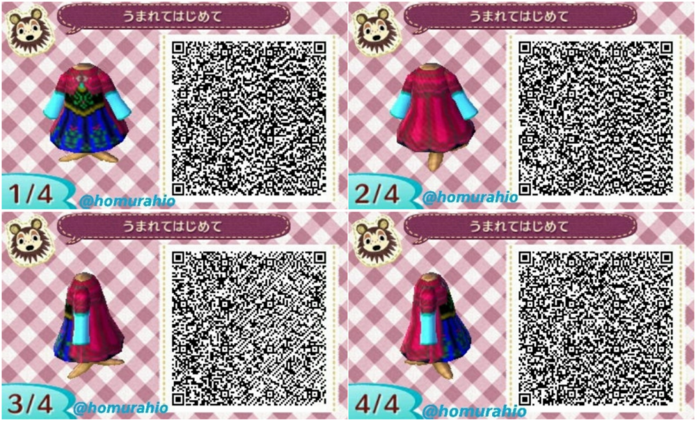 動物森友會衣服設計QR Code掃描教學 馬上變身動漫角色