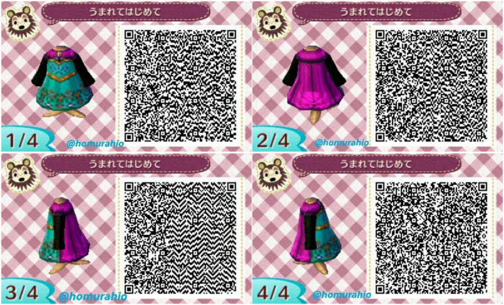 動物森友會衣服設計QR Code掃描教學 馬上變身動漫角色