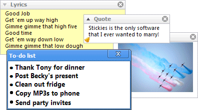 桌面便利貼中文版下載 Stickies電子便利貼
