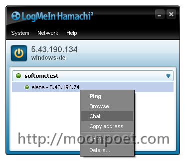 虛擬區網軟體 LogMeIn Hamachi