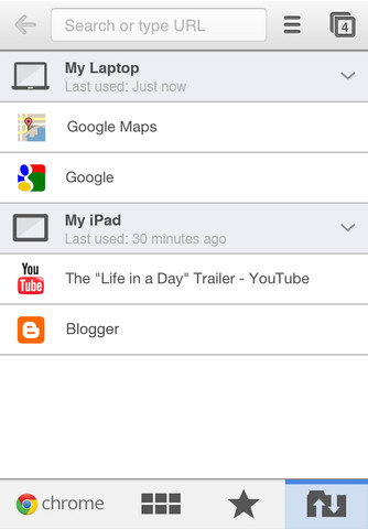 chrome ipad app