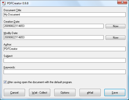 word轉pdf軟體下載 PDFCreator PDF轉檔工具