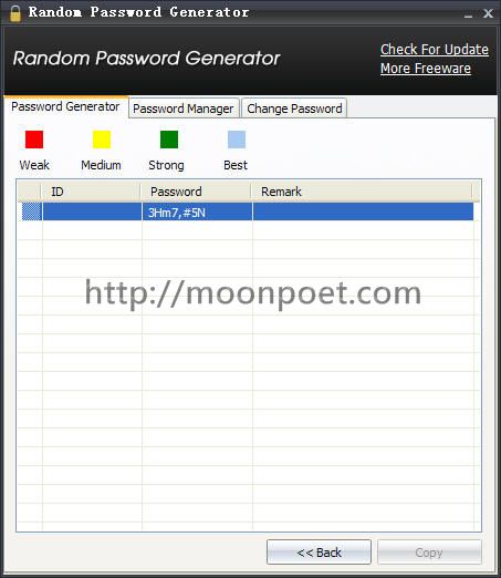 密碼產生器下載 Random Password Generator 1.2