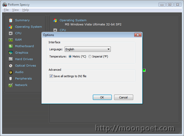 電腦硬體檢測工具 Speccy