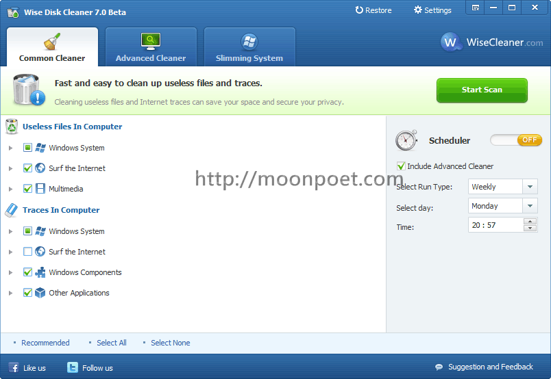 硬碟清理工具 Wise Disk Cleaner 免安裝中文版